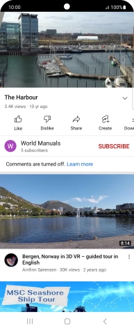 Press the Home key to return to the home screen.