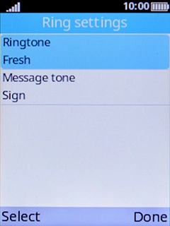 Select Message tone.