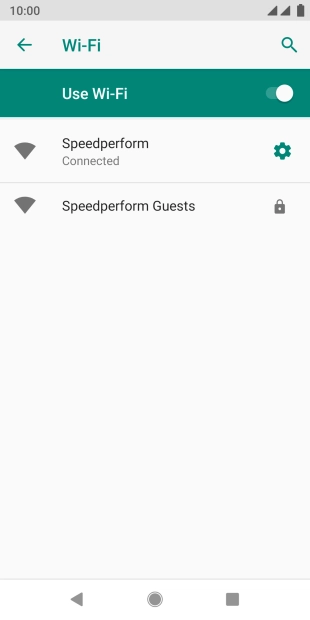 Press the Home key to return to the home screen.