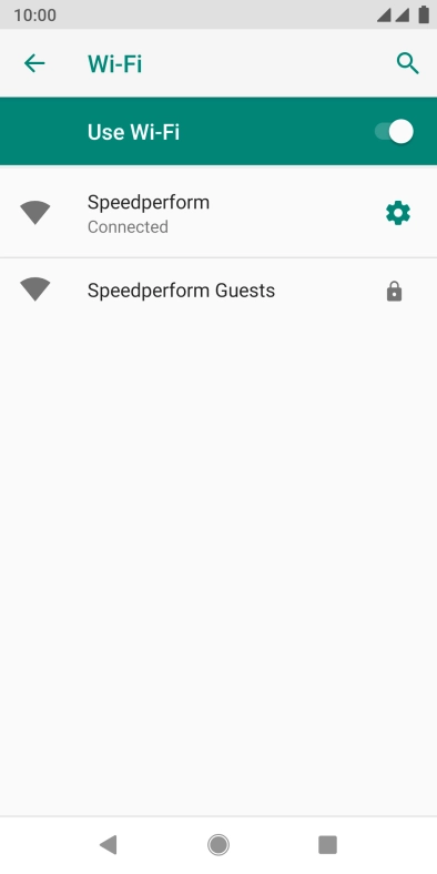 Press the Home key to return to the home screen.