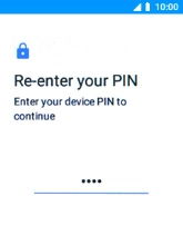 Key in your PIN and press the Navigation key.