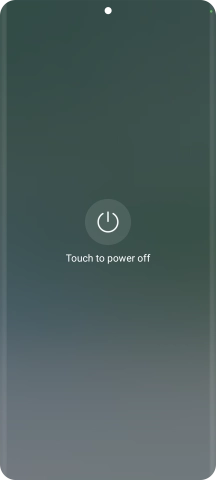 Press Touch to power off.