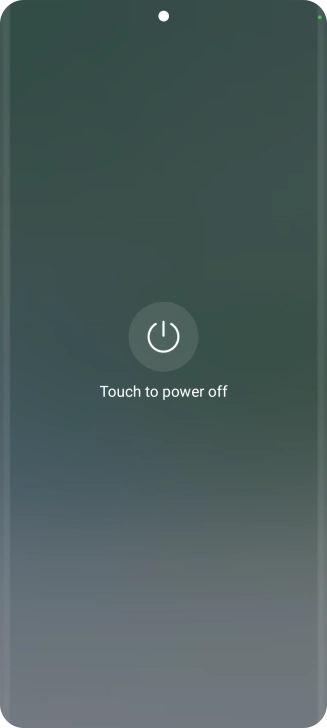 Press Touch to power off.