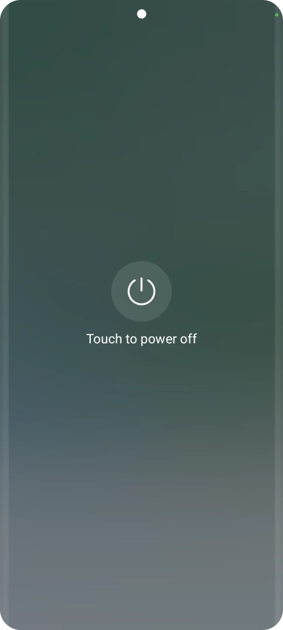 Press Touch to power off.