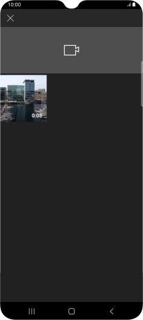 Press the required video clip.