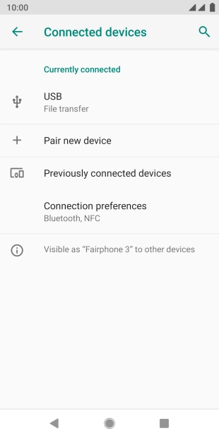Press the Home key to return to the home screen.