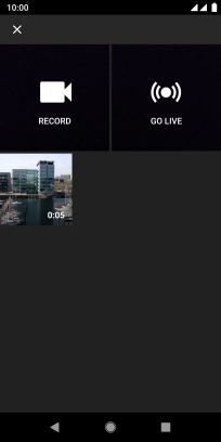 Press the required video clip.