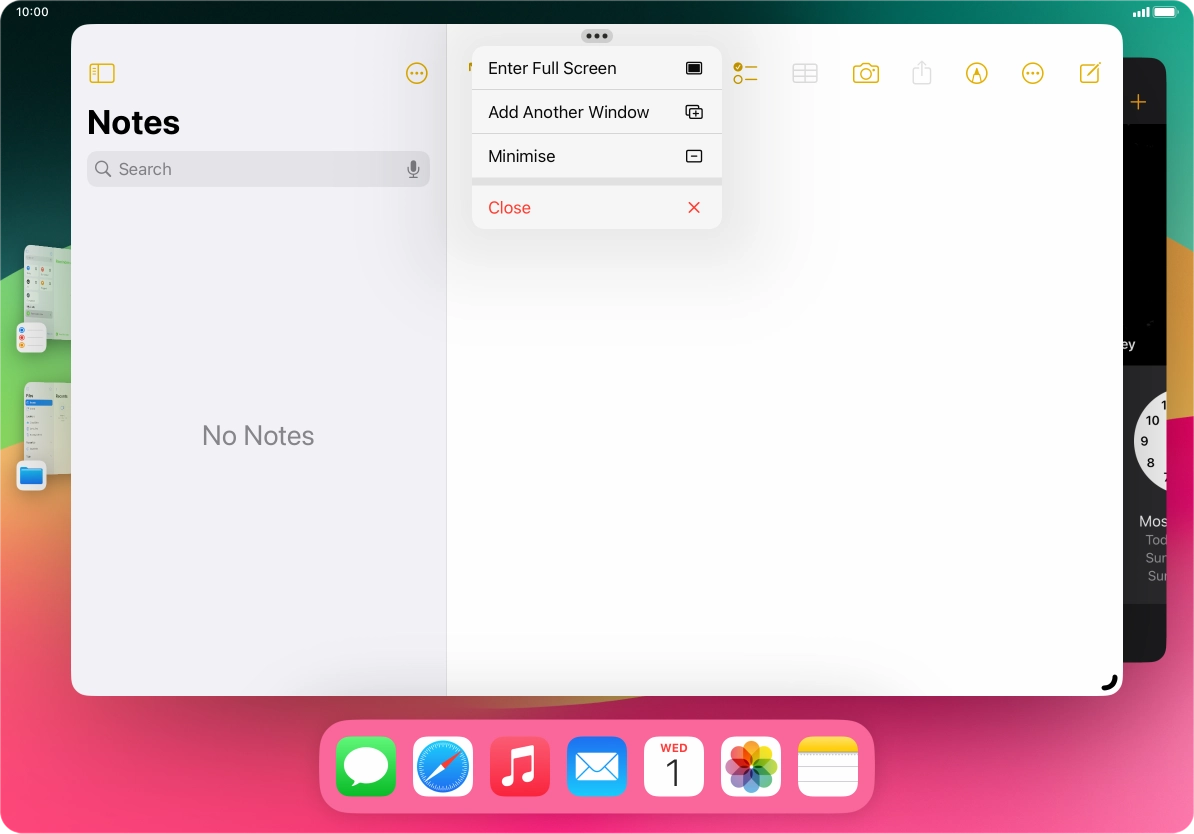 Press Add Another Window.
