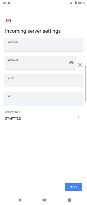 Press the drop down list below 