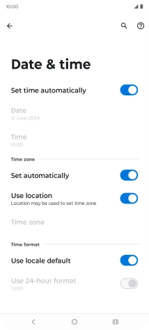 Press the Home key to return to the home screen.