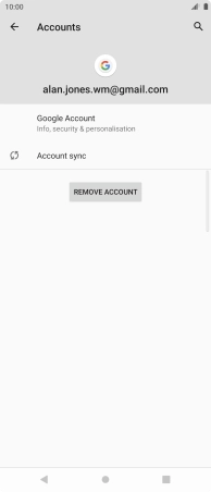 Press Account sync.