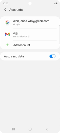 Press the Home key to return to the home screen.