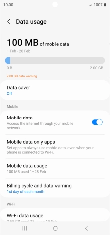 Press Data saver.