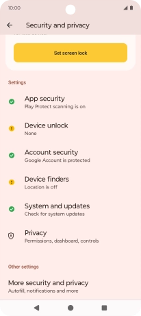 Press the Home key to return to the home screen.