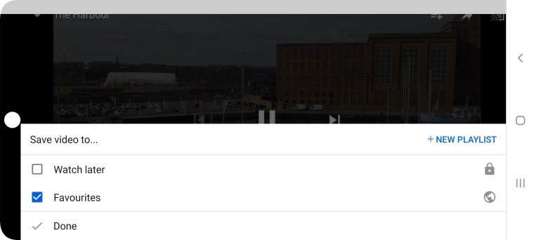 Press the required playlist.