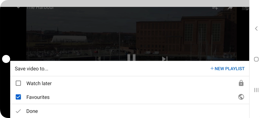 Press the required playlist.