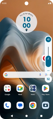 Press the Home key to return to the home screen.