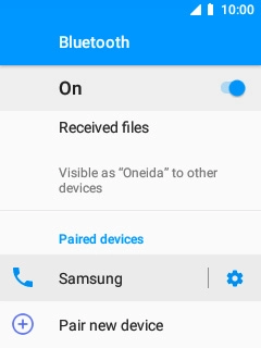 Press Disconnect to return to the home screen.
