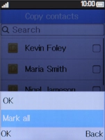 Select Mark all.