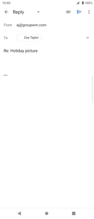 Press the text input field.