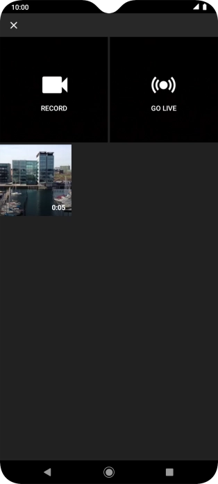 Press the required video clip.