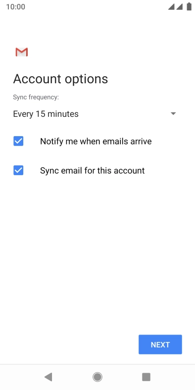 Press the drop down list below 
