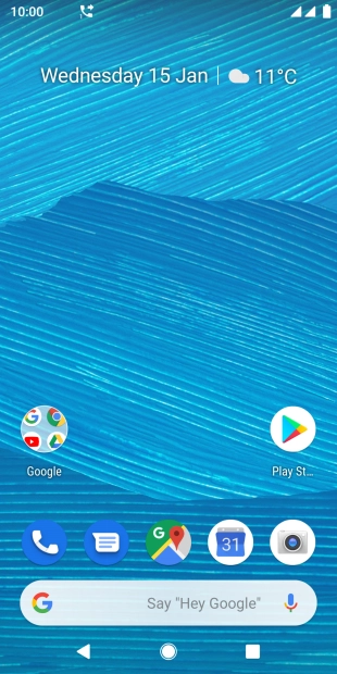 The divert icon shows that all incoming calls are diverted.