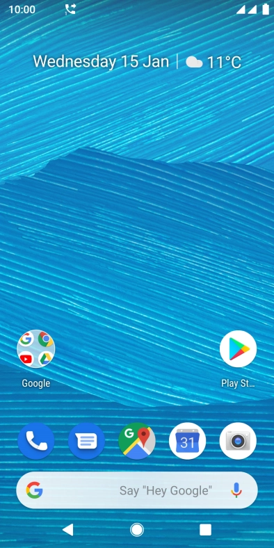 The divert icon shows that all incoming calls are diverted.