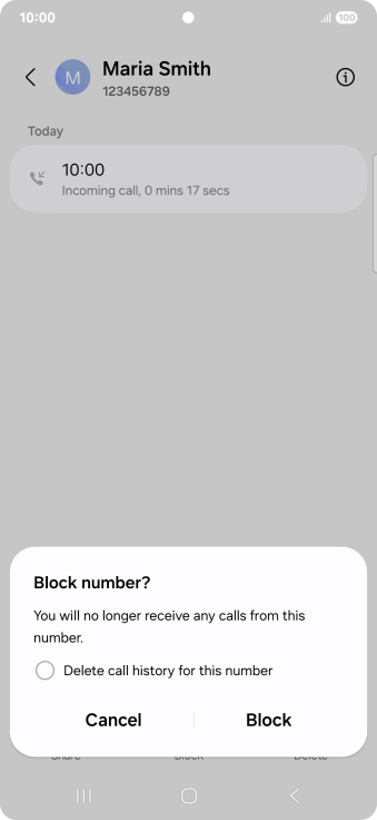 Press Block.