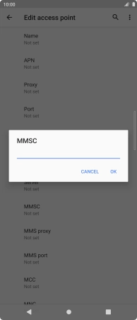 Key in http://mms.vodafone.co.uk/servlets/mms and press OK.