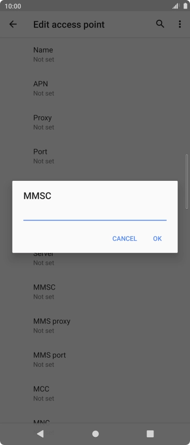 Key in http://mms.vodafone.co.uk/servlets/mms and press OK.