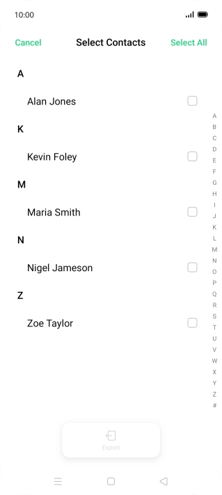 Press Select All.