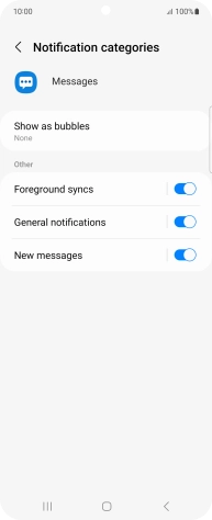 Press New messages.