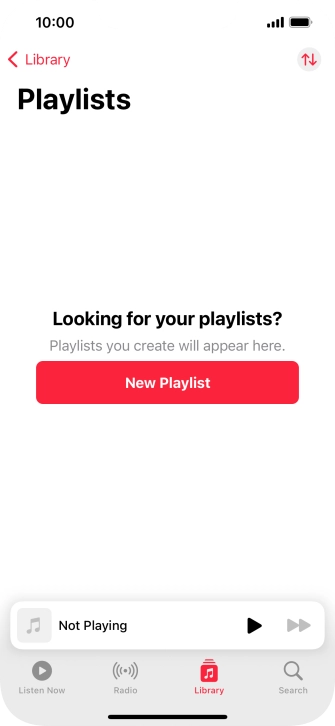 Press New Playlist.