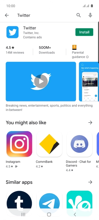 Press Twitter.