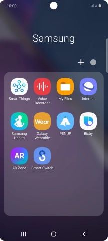 Press Bixby.