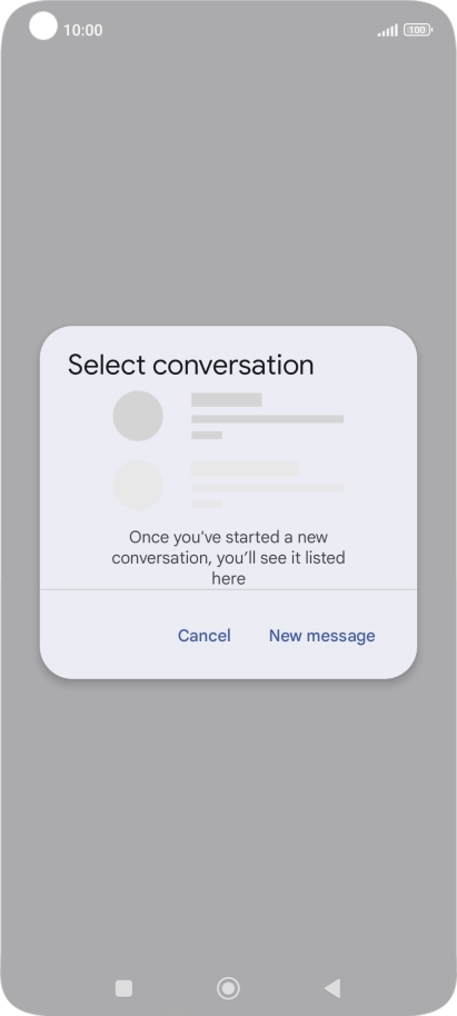 Press New message.