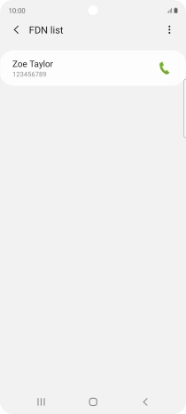 Press the Home key to return to the home screen.
