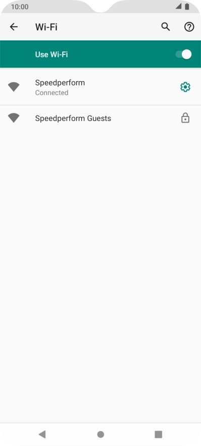 Press the Home key to return to the home screen.