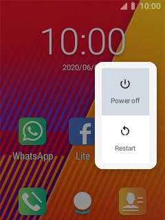 Select Power off.