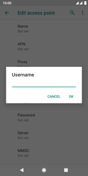 Key in wap and press OK.