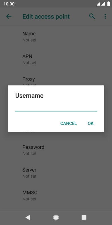 Key in wap and press OK.