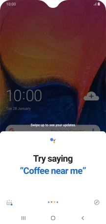 Say, in your own words, what you would like your phone to do, e.g.: OPEN [application], CALL [contact], SEARCH FOR [information]. It's not necessary to use a specific command for each function.