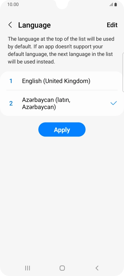 Press Apply.