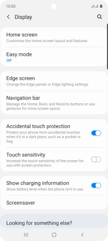 Press the Home key to return to the home screen.