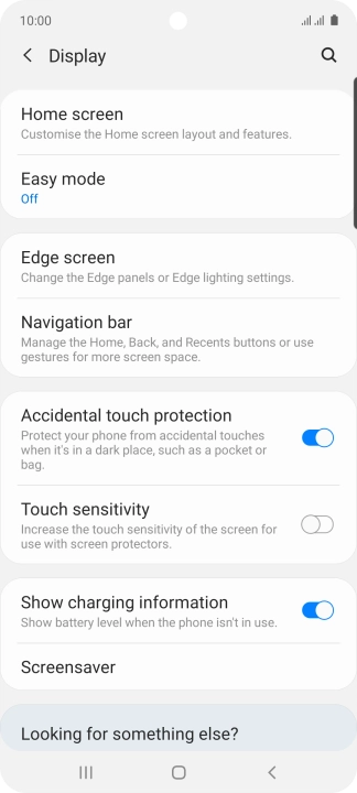 Press the Home key to return to the home screen.