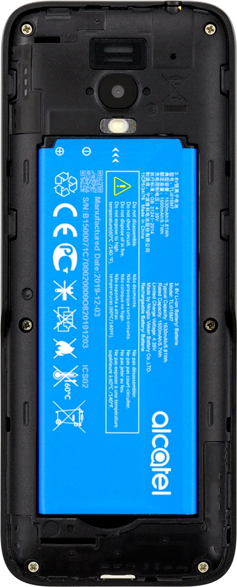 Place the battery in your phone (top first), matching the battery contacts with the phone contacts, and press the battery into place.