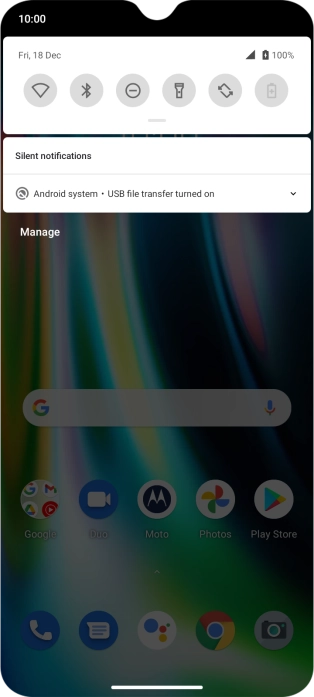 Press Android system.