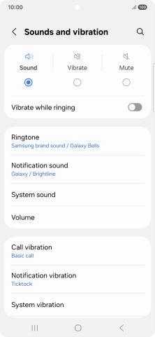 Press Notification sound.