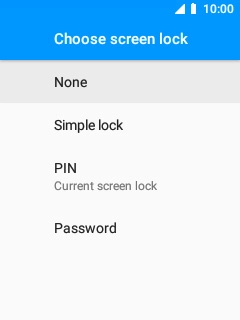 Select None.